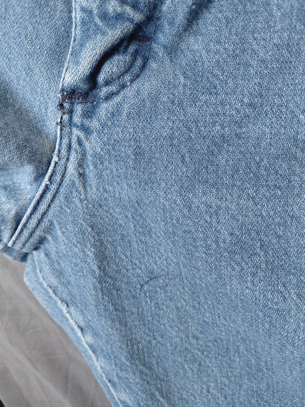 Vintage Wrangler Cowboy Cut Jeans 1970s USA Made Vertical Fly Tag Boot Zipper - Picture 10 of 16